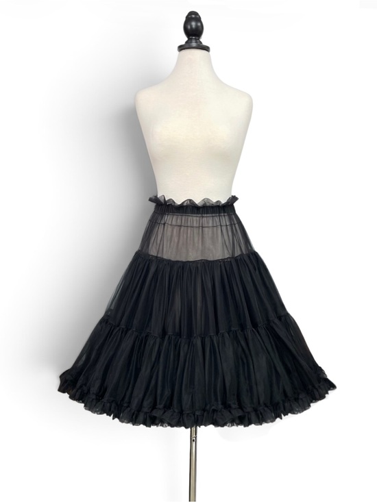 Malco Modes Dresses & Skirts - Vtg Malco Modes Black Petticoat Full Tulle Rockabilly Square Dance Underskirt M